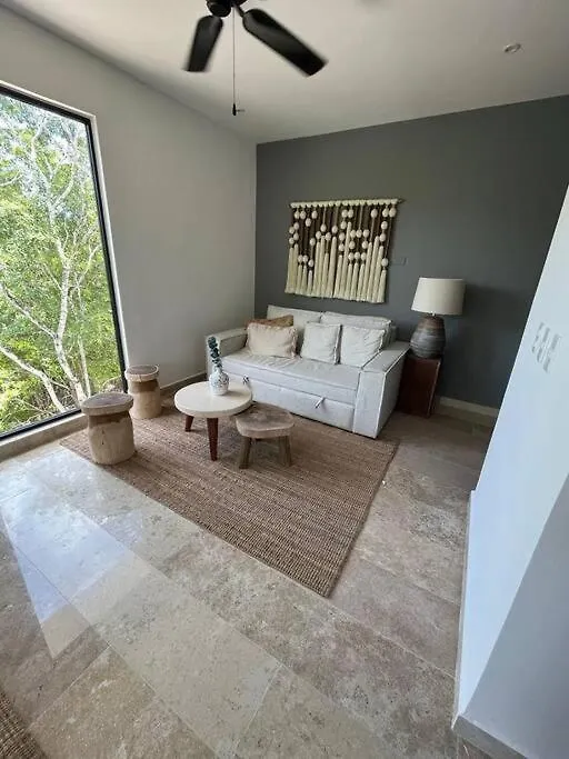 アパート Apartamento De Lujo 2 Dormitorios Con Balcon Aldea Zama トゥルム メキシコ