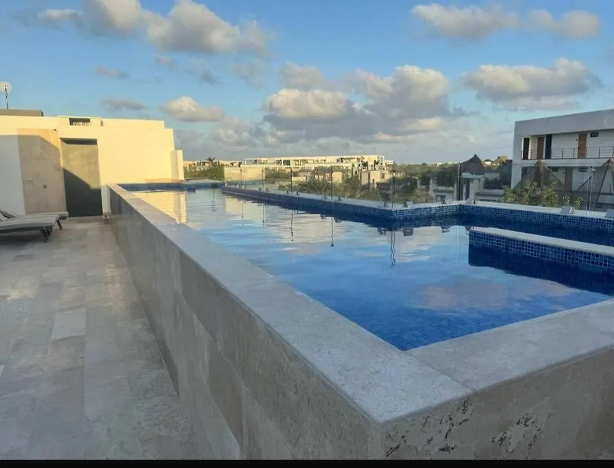 アパート Apartamento De Lujo 2 Dormitorios Con Balcon Aldea Zama トゥルム メキシコ