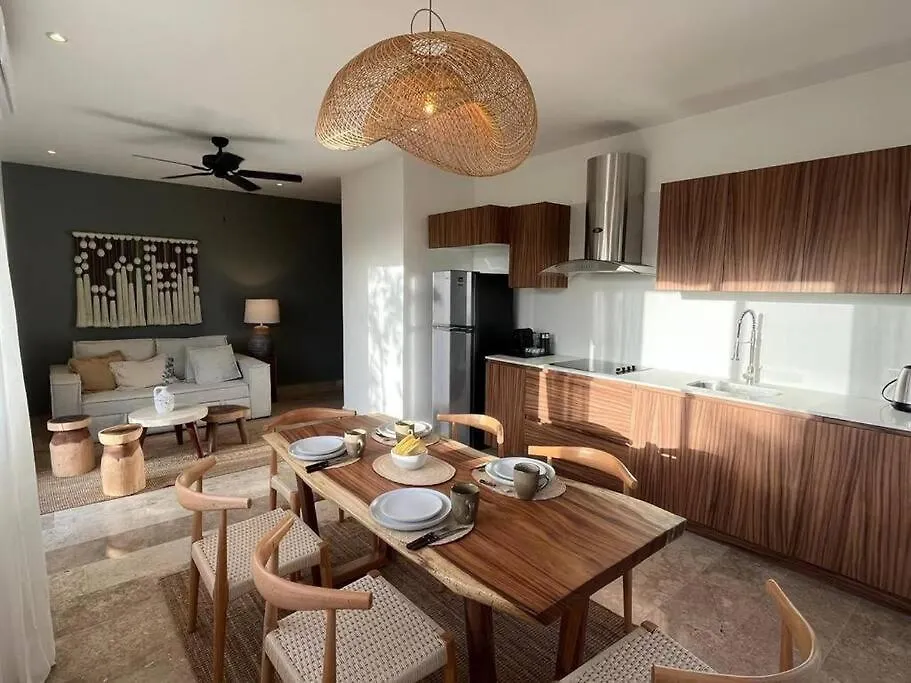 Apartamento De Lujo 2 Dormitorios Con Balcon Aldea Zama トゥルム